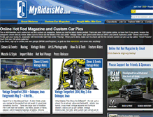 Tablet Screenshot of myrideisme.com